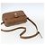 Céline Borsa a Spalla Celine Vintage Macadam in Tela e Pelle Marrone - vista 7