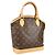 Borsa Lockit Louis Vuitton in tela Monogram verticale Marrone - vista 2