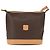 Céline Borsa a Spalla Macadam Vintage Celine in Tela e Pelle Marrone