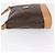 Céline Borsa a Spalla Macadam Vintage Celine in Tela e Pelle Marrone - vista 4