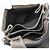 Céline Borsa in pelle grigia Celine Marrone - vista 3