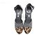 NUOVE SCARPE CON TACCO PRADA CON CINTURINI 40 IN CAMOSCIO E PELLE DI LEOPARDO Grigio - vista 10