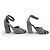 NUOVE SCARPE CON TACCO PRADA CON CINTURINI 40 IN CAMOSCIO E PELLE DI LEOPARDO Grigio - vista 3