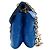 ROGER VIVIER MINI CHAIN SHOULDER BAG IN BLUE PYTHON LEATHER - view 3