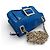 ROGER VIVIER MINI CHAIN SHOULDER BAG IN BLUE PYTHON LEATHER - view 6