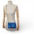 ROGER VIVIER MINI CHAIN SHOULDER BAG IN BLUE PYTHON LEATHER - view 7