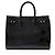 Saint Laurent Texturiertes Lackleder Sac De Jour Medium Tote Schwarz - Ansicht 3