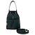 Borsa 2 in 1 in tela e pelle con logo Prada Nero - vista 2