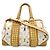 Borsa Boston Courtney MM Monogram Louis Vuitton Bianco