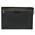 Clutch 24H Damier Graphite Louis Vuitton Nero