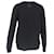 Fendi Rundhals-Sweatshirt aus schwarzer Baumwolle - Ansicht 3