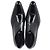 Scarpe Derby stringate in pelle verniciata nera con punta a mandorla di Dolce & Gabbana - vista 3