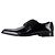 Scarpe Derby stringate in pelle verniciata nera con punta a mandorla di Dolce & Gabbana - vista 4