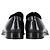 Scarpe Derby stringate in pelle verniciata nera con punta a mandorla di Dolce & Gabbana - vista 5