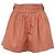 Jodi Gürtel-Popeline-Shorts von Ulla Johnson aus orangefarbenem Baumwollstoff