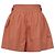 Jodi Gürtel-Popeline-Shorts von Ulla Johnson aus orangefarbenem Baumwollstoff - Ansicht 5