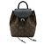 Monceau Mochila Monogram Louis Vuitton Castaño