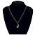 Collana con motivo a cuore Coco Mark di Chanel D'oro Metallico - vista 2