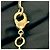 Collana con motivo a cuore Coco Mark di Chanel D'oro Metallico - vista 3