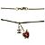 Collana con motivo a cuore Coco Mark di Chanel D'oro Metallico - vista 4