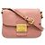 Borsa a spalla in pelle Miu Miu rosa