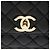 Gabrielle Bolsa pequena de flap com alça superior em couro caviar Coco da Chanel Preto - vista 9