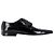Scarpe Derby in pelle nera con lacci Dolce & Gabbana