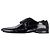 Scarpe Derby in pelle nera con lacci Dolce & Gabbana - vista 4