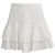 Autre Marque Falda Mini Eyelet Noa en Algodón Blanco de Charo Ruiz Crudo