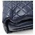 Gabrielle Borsa Shopping Accordion 3 in Pelle di Agnello Chanel Blu - vista 10
