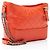 Chanel Gabrielle Medium Hobo in Pelle di Vitello Invecchiata Arancione - vista 2