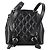 Timeless Chanel Small Quilted Duma Pockets Drawstring Backpack in Black Caviar Leather - view 3