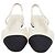Timeless Bailarinas slingback Chanel CC en cuero crema Blanco Crudo - vista 2