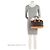 Bolso Alma PM de lona monograma vintage Louis Vuitton Castaño - vista 5