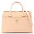 Executive Bolsa Tote Executiva Neo de Couro da Chanel Marrom Bege