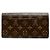 Cartera Larga Monograma Sarah de Louis Vuitton Castaño - vista 2
