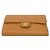 Portafoglio tri-fold in pelle caviar matelassé Chanel Marrone Beige - vista 7