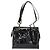 Chanel Vintage Timeless Chain Schultertasche aus Lackleder Medium Schwarz - Ansicht 2