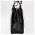 Chanel Vintage Timeless Chain Schultertasche aus Lackleder Medium Schwarz - Ansicht 4