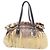 Borsa a Spalla Plissettata Ombre Etro in Pelle Beige e Marrone