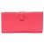 Cartera Larga Soufflet de Cabra Béarn de Hermès Rosa - vista 5