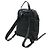 Mochila de Nylon y Cuero Prada 1BZ002 Negro - vista 2