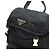 Mochila de Nylon y Cuero Prada 1BZ002 Negro - vista 8