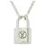 Pendente Collana Silver Lockit Louis Vuitton Argento Metallico