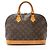Louis Vuitton Vintage Monogramm Canvas Alma PM Handtasche Braun