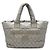 Chanel Coco Cocoon Medium Tote Bag aus Nylon Silber Metallisch