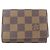 Louis Vuitton Damier Enveloppe Carte de Visite Card Case Brown