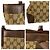 Gucci GG Canvas Leder Tragetasche Braun - Ansicht 6