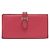 Cartera Larga Soufflet de Cabra Béarn de Hermès Rosa