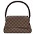 Borsa a Spalla Mini Looping Damier Louis Vuitton Marrone